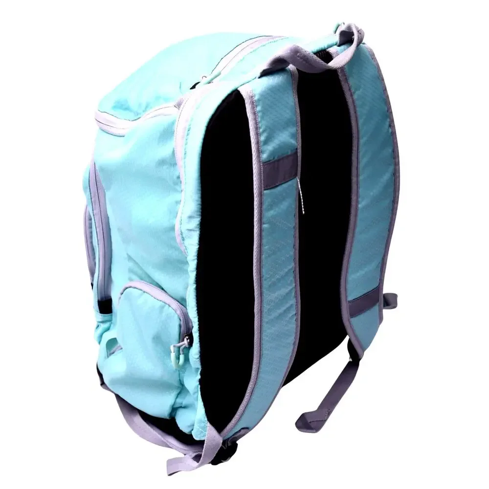 Embark Aqua Blue Multi Pocket Backpack Padded Travel School Bag
